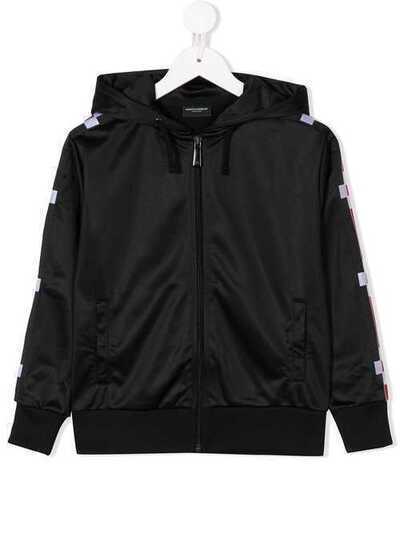 Marcelo Burlon County Of Milan Kids side panelled hooded jacket 22110051B010