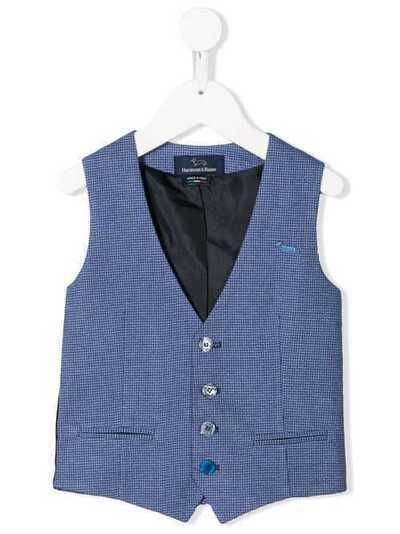 Harmont & Blaine Junior micro-woven waistcoat 202JK011