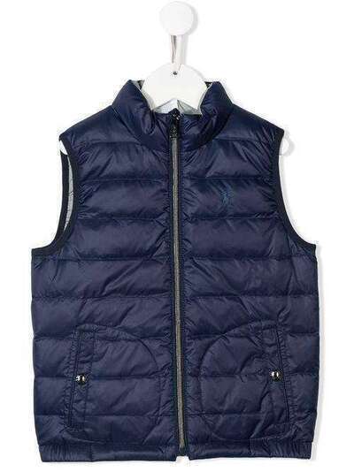 Ralph Lauren Kids жилет с вышитым логотипом 322760281