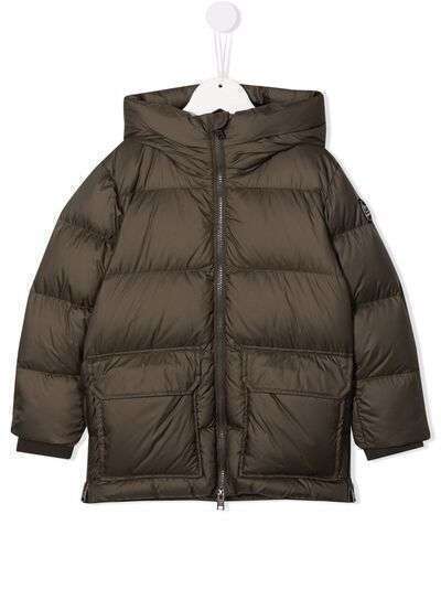 Woolrich Kids пуховик с капюшоном