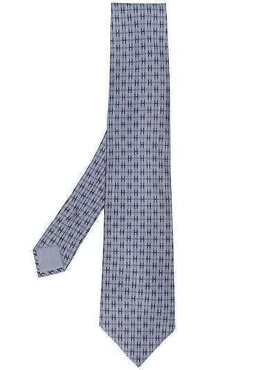 Hermès Pre-Owned галстук 2000-х годов с логотипом HERM180S