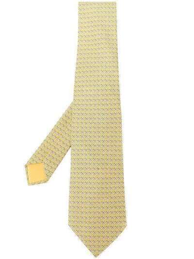 Hermès Pre-Owned галстук 2000-х годов с узором RMS180B