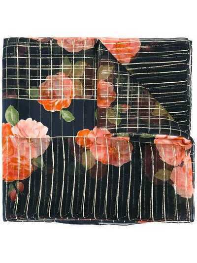 Yves Saint Laurent Pre-Owned шарф с цветочным рисунком 126838