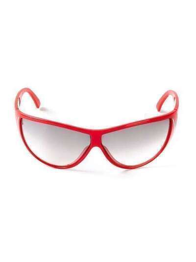 Versace Pre-Owned прямоугольные солнцезащитные очки REC180