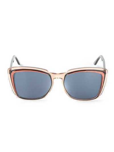 Yves Saint Laurent Pre-Owned солнцезащитные очки "кошачий глаз" IL150
