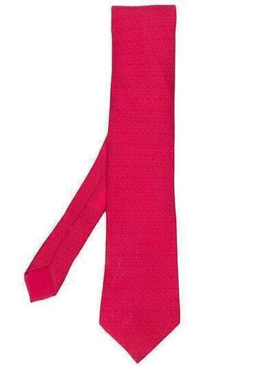 Hermès Pre-Owned галстук 2000-х годов с узором HERM180E