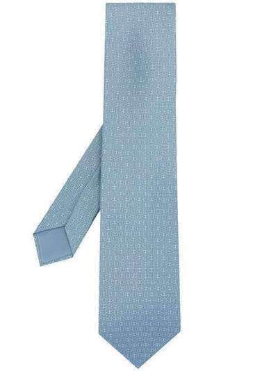 Hermès галстук с принтом 606114FA