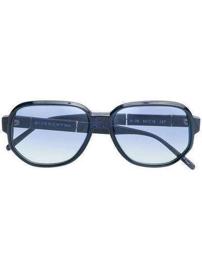 Givenchy Pre-Owned солнцезащитные очки 1990-х годов в массивной оправе с эффектом градиента GIVE180A