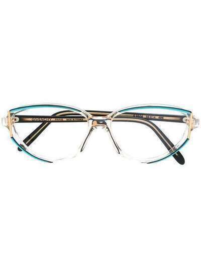 Givenchy Pre-Owned очки в овальной оправе 1990-х годов GIVE150B