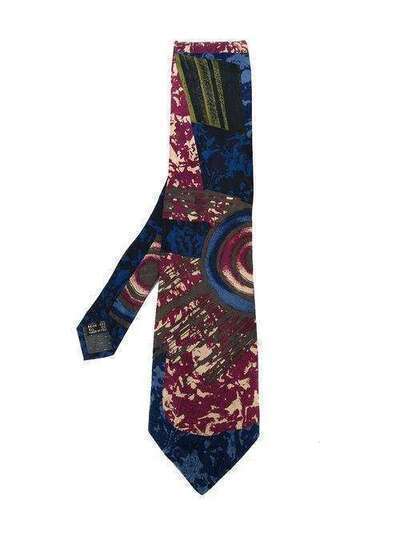 Claude Montana Pre-Owned галстук с абстрактным принтом MON042