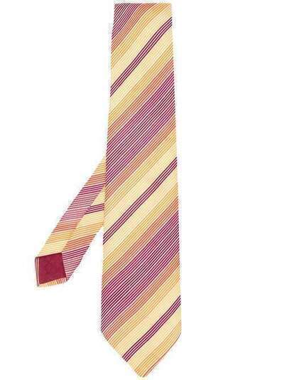 Hermès Pre-Owned галстук 2000-х годов в диагональную полоску HERMES150P