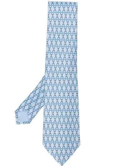 Hermès Pre-Owned галстук 2000-х годов с узором HERMES180C