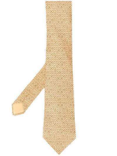 Hermès Pre-Owned галстук 2000-х годов с геометричным узором HER150AS
