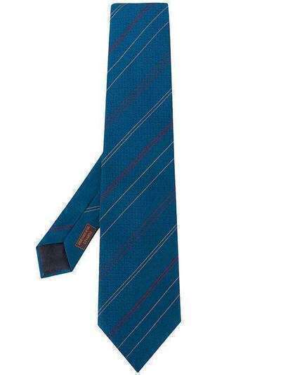 Hermès Pre-Owned полосатый галстук 2000-х годов HERME150AA