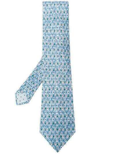 Hermès Pre-Owned галстук 2000-х годов с принтом HERME150I