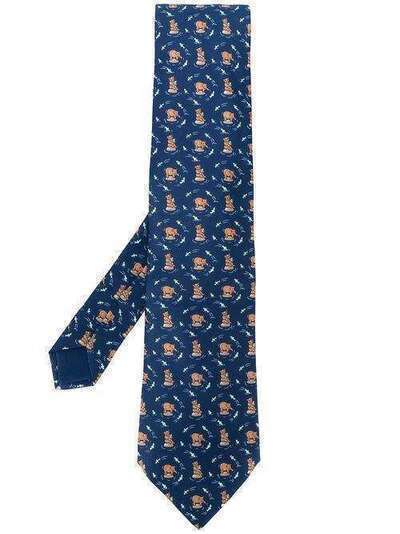 Hermès Pre-Owned галстук 2000-х годов с узором HERM180AA