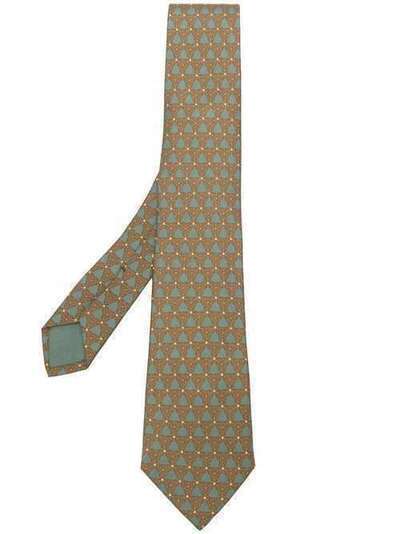Hermès Pre-Owned галстук с принтом HR180F