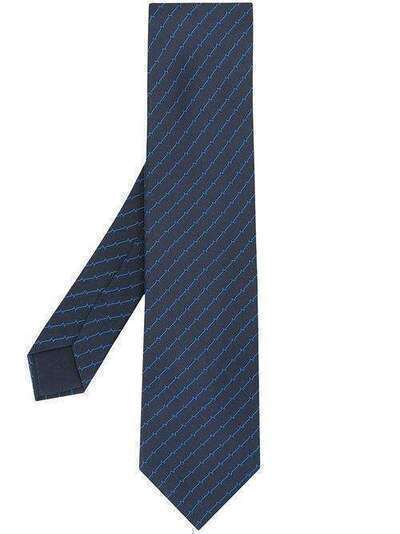 Hermès галстук с принтом 606085FA