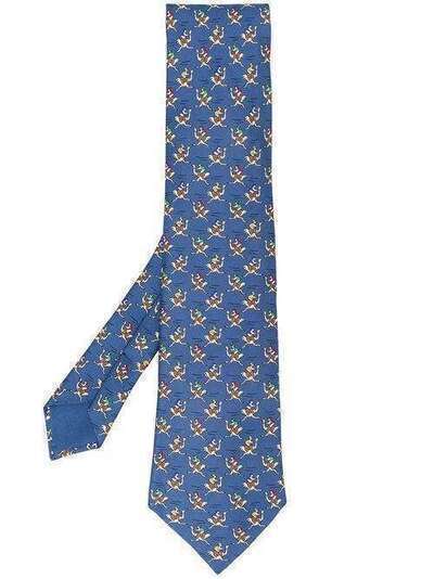 Hermès Pre-Owned галстук 2000-х годов с принтом HERM180AI