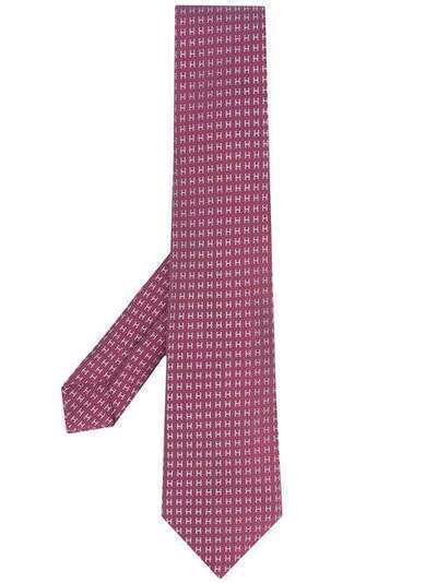 Hermès галстук 2010-х годов с принтом H