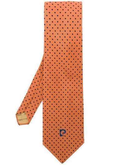 Pierre Cardin Pre-Owned галстук в горох PR75R