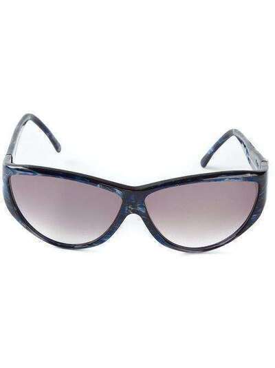 Yves Saint Laurent Pre-Owned солнцезащитные очки в принт 150YSL