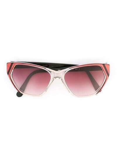 Yves Saint Laurent Pre-Owned солнцезащитные очки в оправе "кошачий глаз" YSN180