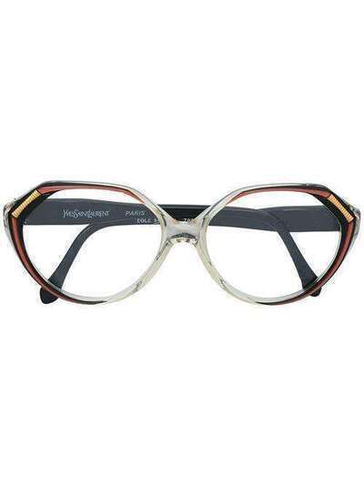 Yves Saint Laurent Pre-Owned очки в многослойной оправе YVE180D