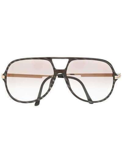 Christian Dior Pre-Owned солнцезащитные очки-авиаторы DIO433