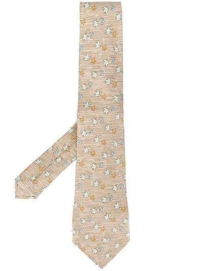 Hermès Pre-Owned галстук 2000-х годов с принтом HERME180BB