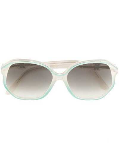 Yves Saint Laurent Pre-Owned солнцезащитные очки в стиле оверсайз Y180V
