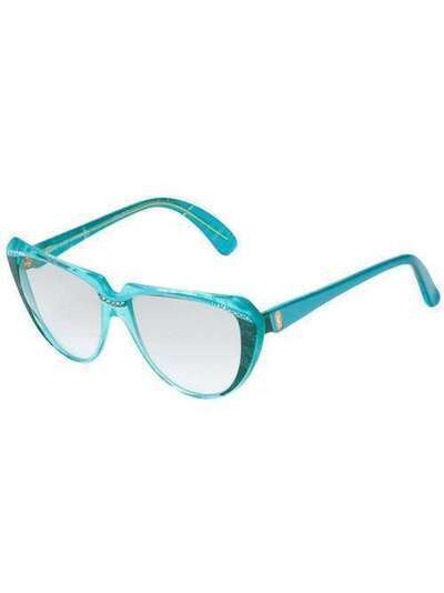 Yves Saint Laurent Pre-Owned солнцезащитные очки с кристаллами LB254