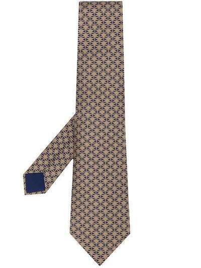 Hermès галстук 2010-х годов с абстрактным принтом