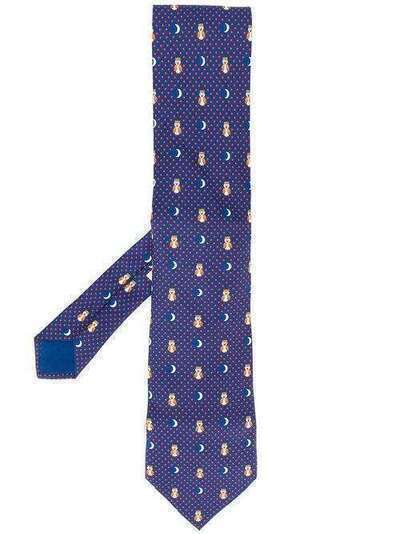 Hermès Pre-Owned галстук 2000-х годов с принтом HERME180BG