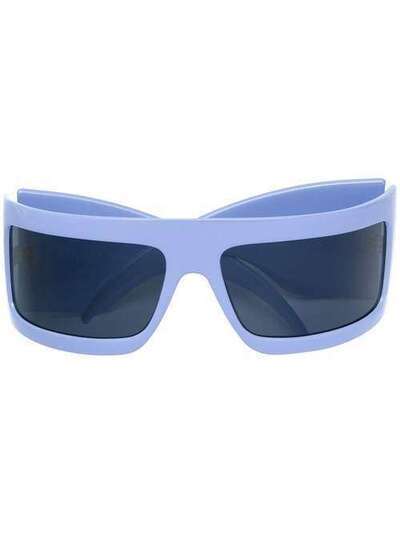 Gianfranco Ferré Pre-Owned солнцезащитные очки с тисненым логотипом FRR250
