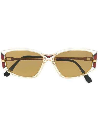 Yves Saint Laurent Pre-Owned затемненные солнцезащитные очки 1980-х годов в квадратной оправе YVES150M