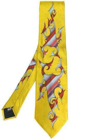 Jean Paul Gaultier Pre-Owned галстук 'Tribal Illustration' JPG1736