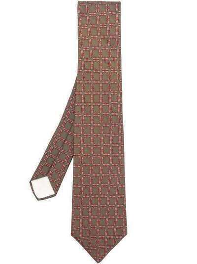 Hermès Pre-Owned галстук с принтом MES150E