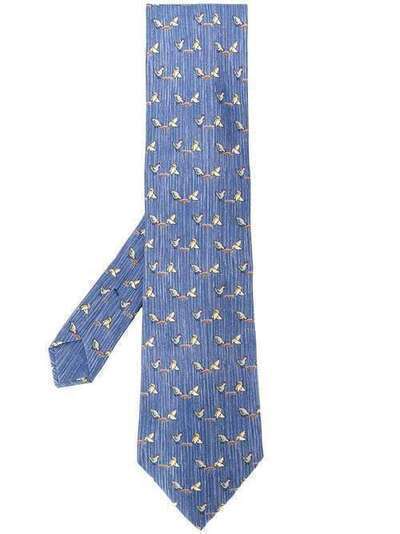 Hermès Pre-Owned галстук 2000-х годов с узором HERME180AH