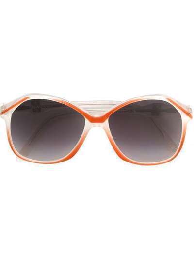 Yves Saint Laurent Pre-Owned солнцезащитные очки с массивной оправой YSLRN150