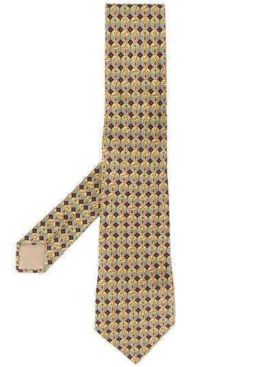 Hermès Pre-Owned шарф 2000-х годов с геометричным принтом HERME180BO