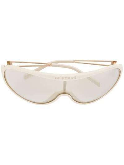 Gianfranco Ferré Pre-Owned солнцезащитные очки в круглой оправе FER250