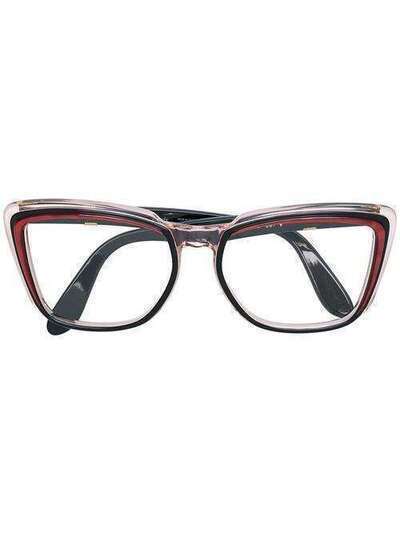 Yves Saint Laurent Pre-Owned очки с многослойной оправой YVE180F