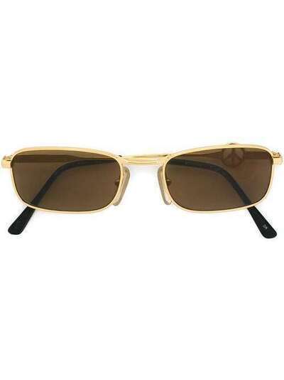 Moschino Pre-Owned солнцезащитные очки с квадратной оправой M250SS