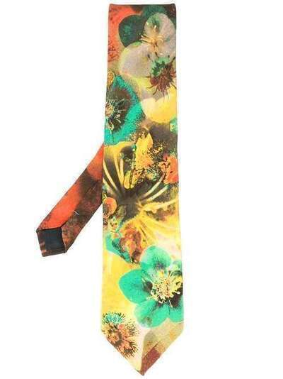 Jean Paul Gaultier Pre-Owned галстук с цветочным принтом JPG1530