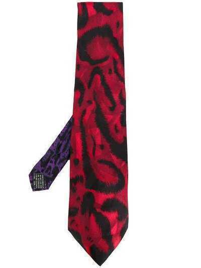 Versace Pre-Owned галстук с абстрактным принтом VR180V