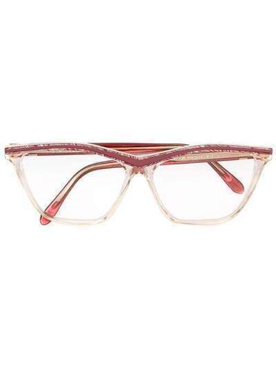 Yves Saint Laurent Pre-Owned очки в оправе 'кошачий глаз' AN180