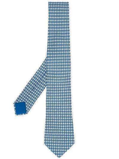 Hermès Pre-Owned галстук 2000-х годов с узором RMS180CA