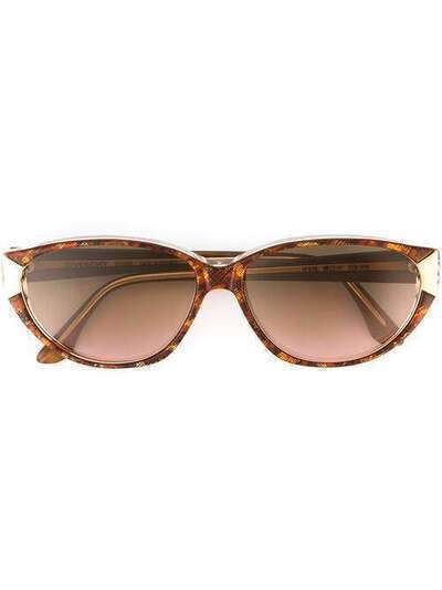 Givenchy Pre-Owned солнцезащитные очки с абстрактным узором GVNC180X