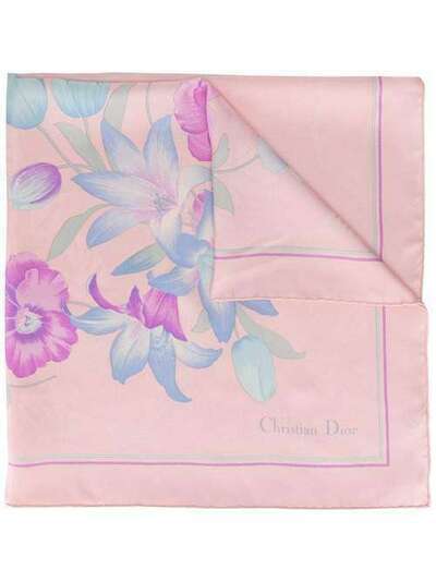 Christian Dior Pre-Owned шарф с цветочным принтом DIO250W